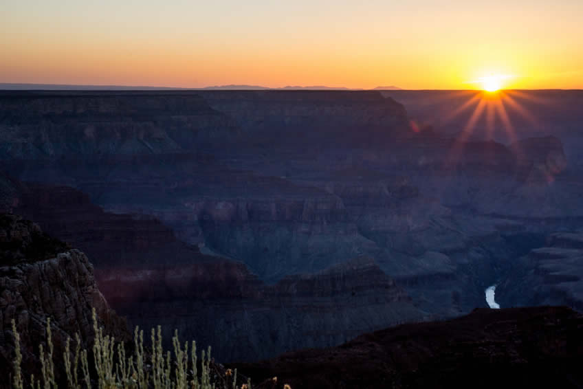 tourist grabs lever grand canyon