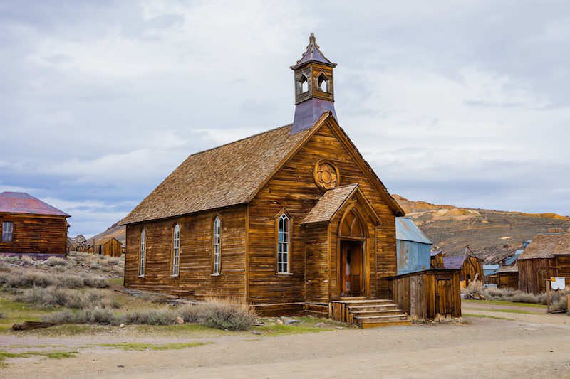 eglise methodiste a bodie state historic park