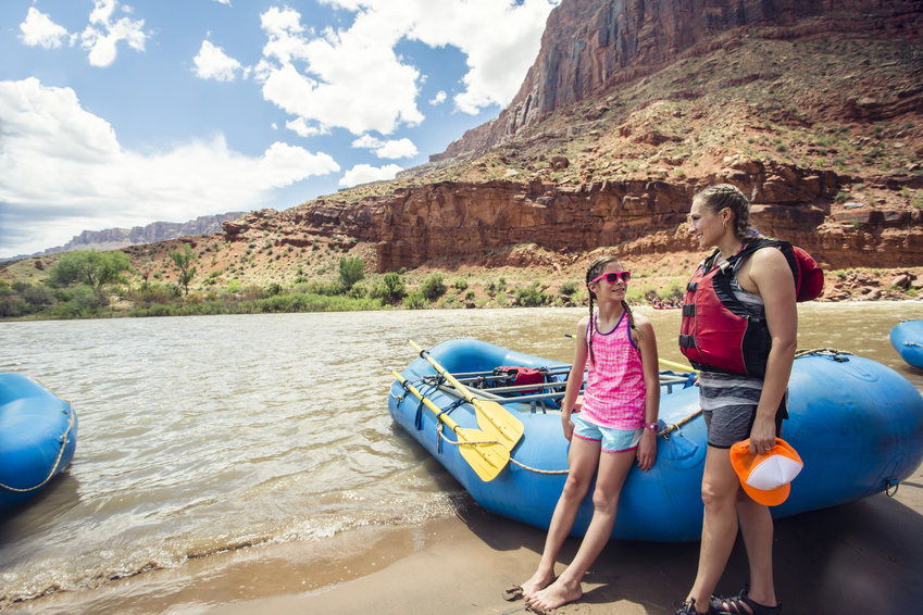 Bateau sur la riviere colorado a moab