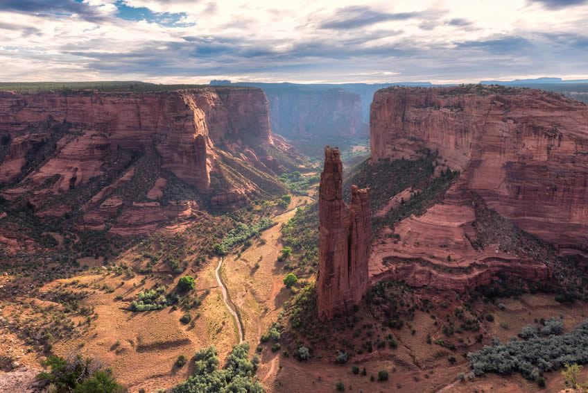 Canyon de Chelly - vue sur Spider Rock