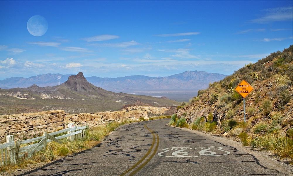route 66 paysage