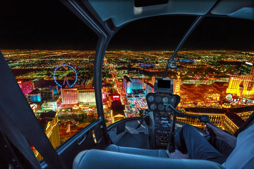 Las Vegas en hélicoptére
