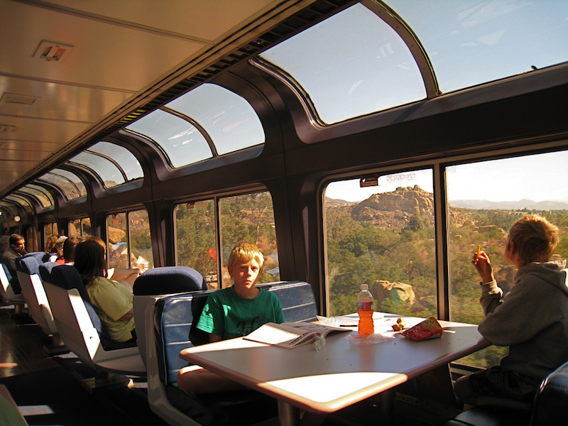 observation car coast starlight