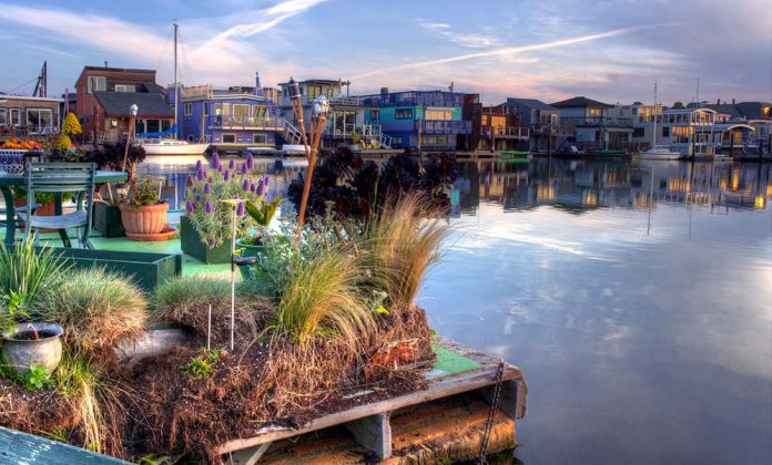 maisons flottantes Sausalito